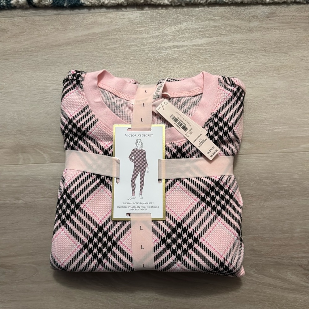 Victoria’s Secret thermal long pajama set